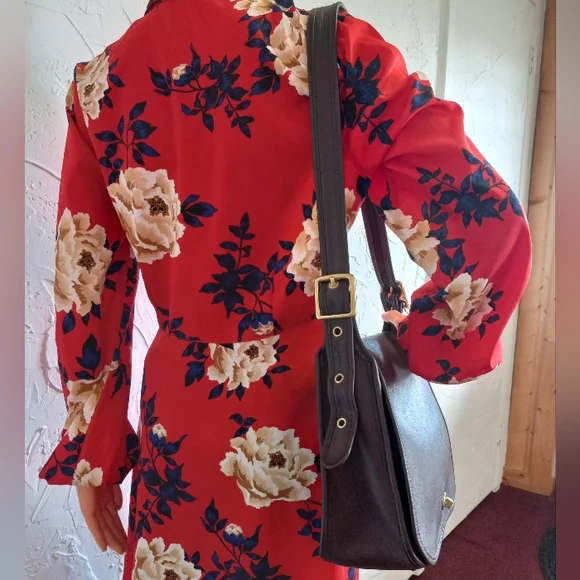 Coach Stewardess Bag #9525, 1996, Mahogany Brown - Picture 10 of 16